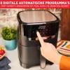 Fritadeira de ar quente Tefal Easy Fry & Grill EY5058 Single 4,2 L de bancada 1550 W preta