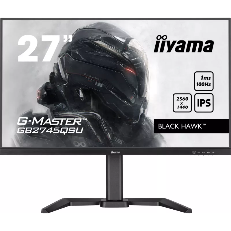 Monitor de computador iiyama G-MASTER GB2745QSU-B2 68,6 cm (27 polegadas) 2560 x 1440 píxeis Wide Quad HD LED preto