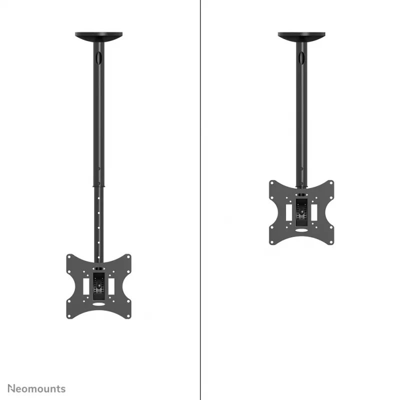 Neomounts FPMA-C060Preto Suporte de teto para monitor/TV 10-40 polegadas - h 60-85 cm