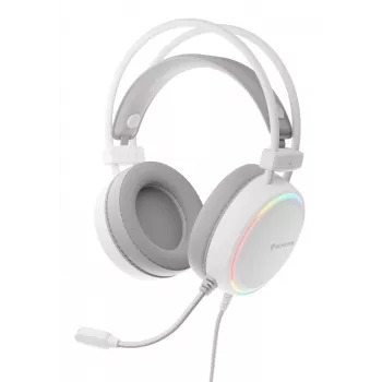 GENESIS NSG-2308 Auscultadores/headset com fios arco de cabeça gaming USB Type-A branco