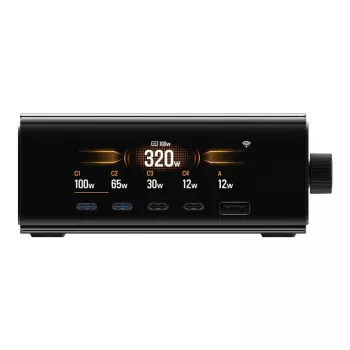 Carregador EcoFlow EF-STATION320W-EU carregador de secretária 320W para dispositivos portáteis