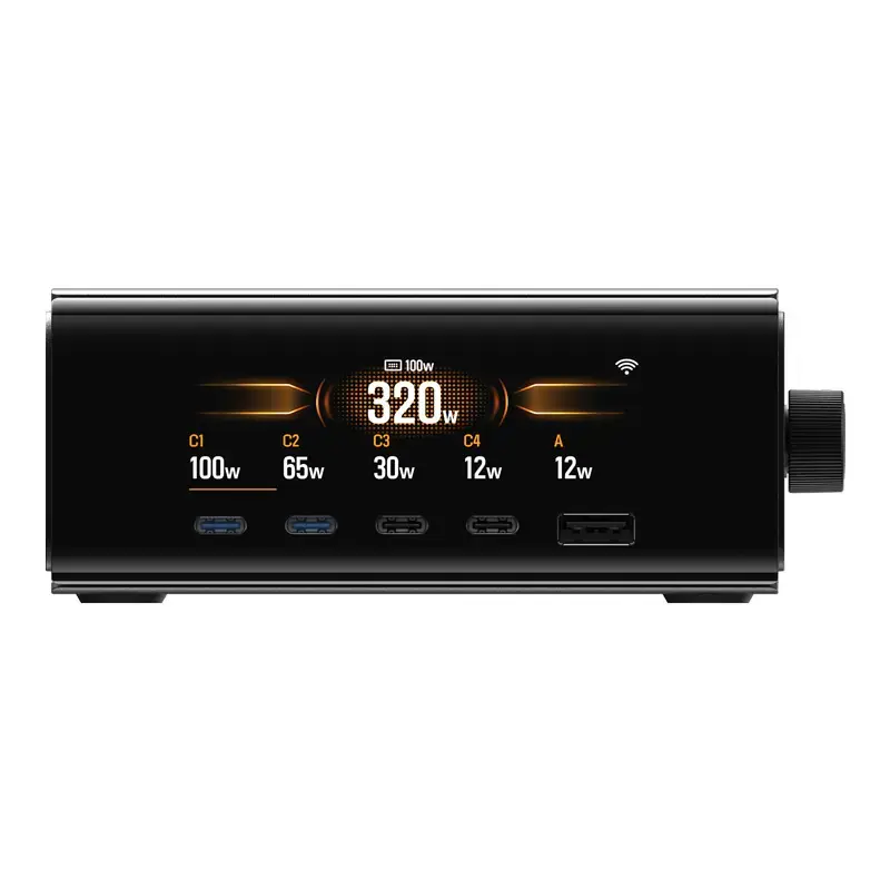 Carregador EcoFlow EF-STATION320W-EU carregador de secretária 320W para dispositivos portáteis