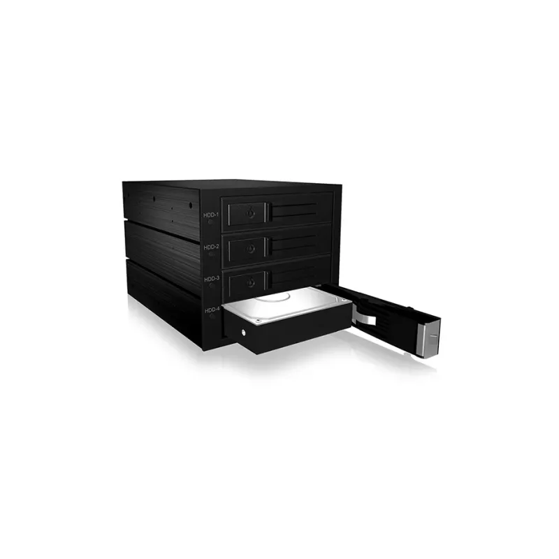 ICY BOX IB-564SAS-12G Disk-Array preto