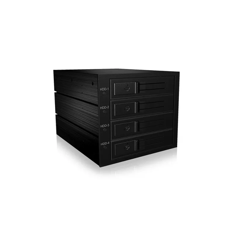 ICY BOX IB-564SAS-12G Disk-Array preto