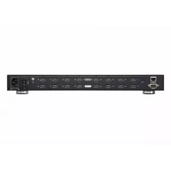 Comutador de matriz HDMI ATEN 8X8 True 4K, comutador de matriz AV, 18 Gbit/s, 600 MHz, 4096 x 2160 píxeis, 4096 x 2160, 3840 x 2160, 1920 x 1200, preto