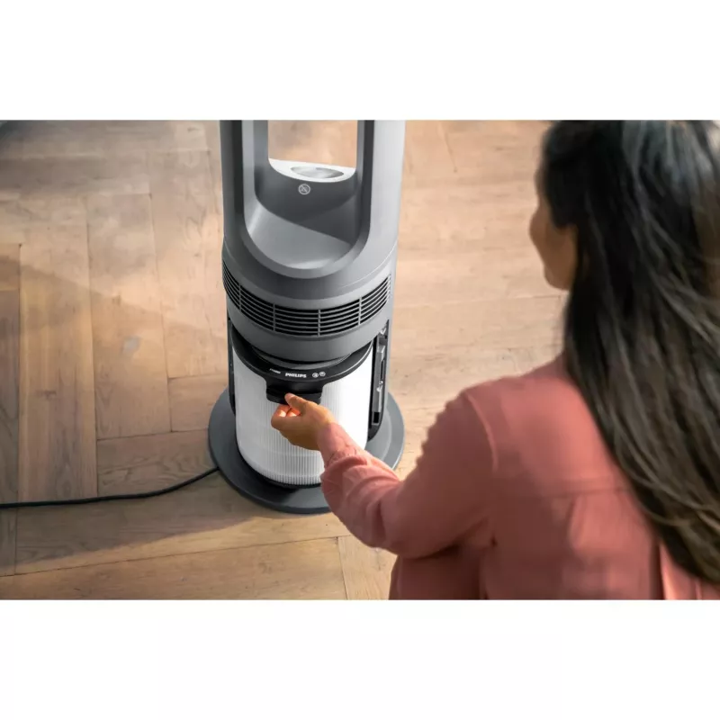 Purificador de ar Philips AMF870/15 70 m² 46 dB 2200 W prateado, cinzento
