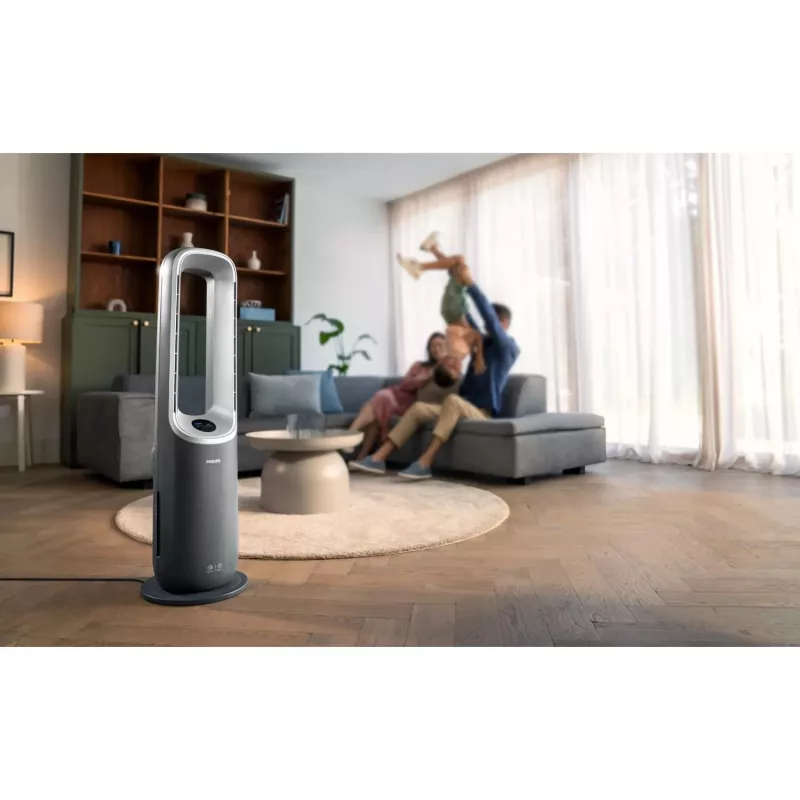 Purificador de ar Philips AMF870/15 70 m² 46 dB 2200 W prateado, cinzento
