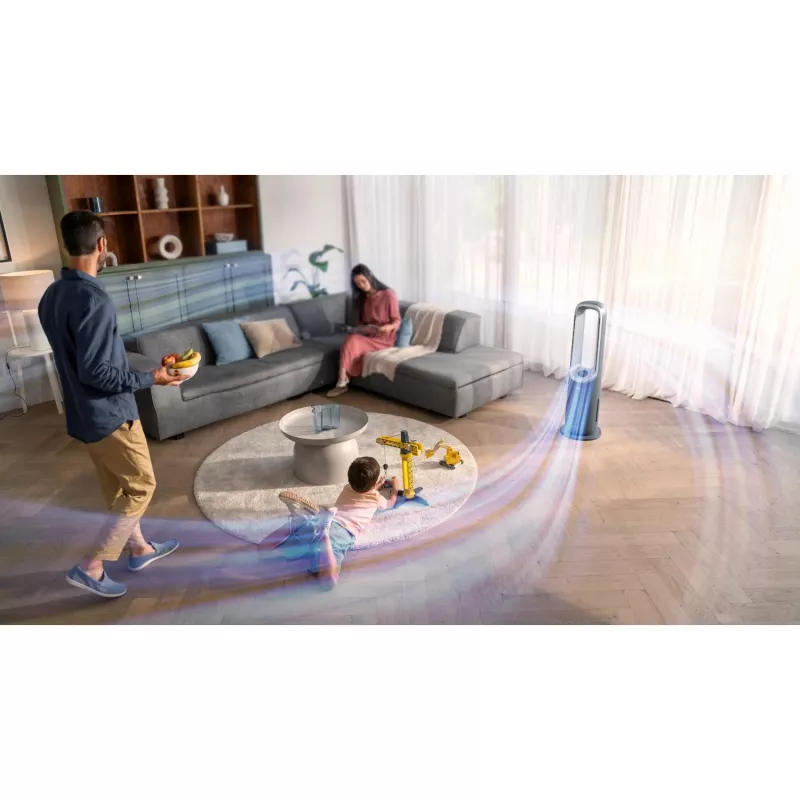 Purificador de ar Philips AMF870/15 70 m² 46 dB 2200 W prateado, cinzento