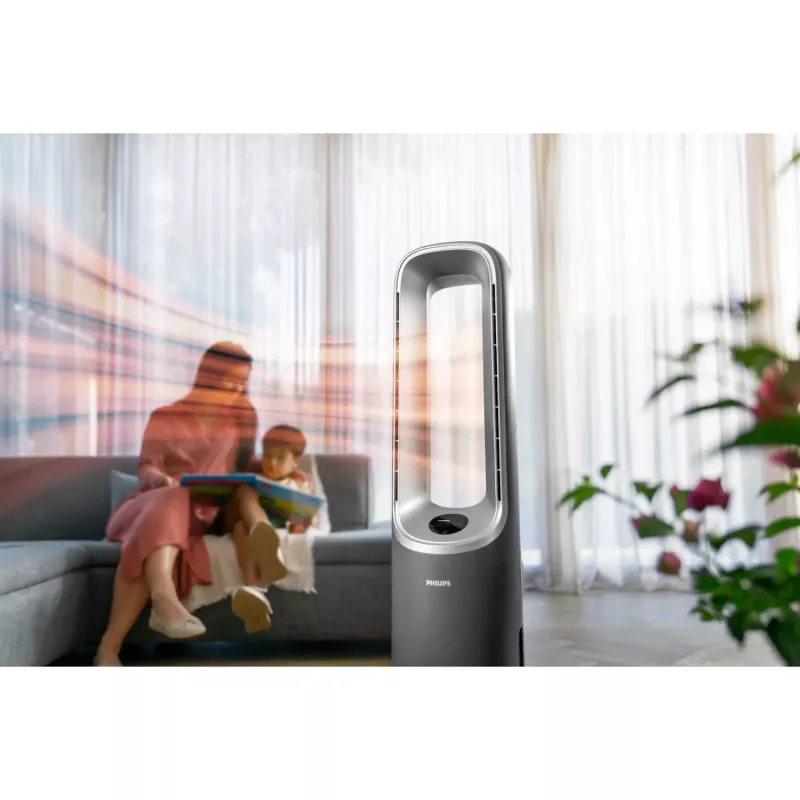 Purificador de ar Philips AMF870/15 70 m² 46 dB 2200 W prateado, cinzento