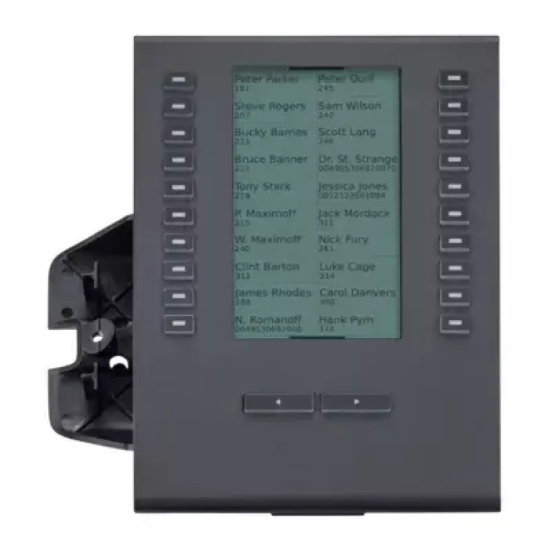 Módulo de expansão IP Auerswald COMfortel D-XT20i preto 20 teclas