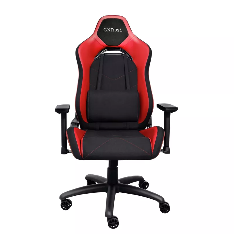 Cadeira gaming universal Trust GXT 714 RUYA preta, vermelha