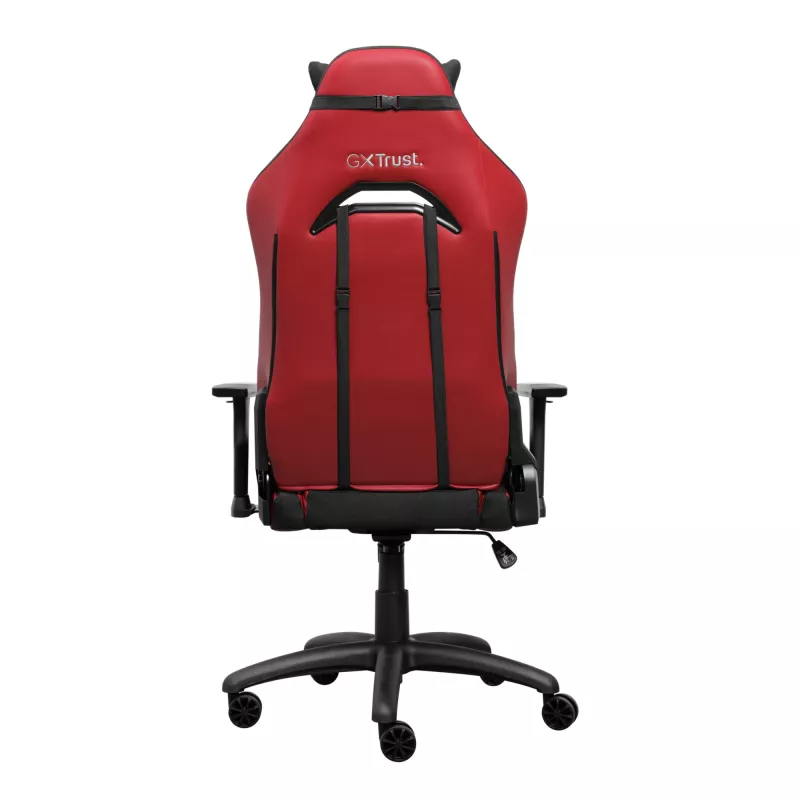 Cadeira gaming universal Trust GXT 714 RUYA preta, vermelha