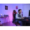 Cadeira gaming universal Trust GXT 714 RUYA preta, vermelha