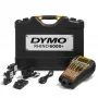 Impressora de etiquetas industrial DYMO Rhino 6000+ | Impressora de etiquetas ligada ao computador com mala rígida | Inclui 1 cassete de fita de vinil, 1 cassete de fita de nylon flexível e bateria de iões de lítio recarregável