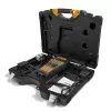 Impressora de etiquetas industrial DYMO Rhino 6000+ | Impressora de etiquetas ligada ao computador com mala rígida | Inclui 1 cassete de fita de vinil, 1 cassete de fita de nylon flexível e bateria de iões de lítio recarregável