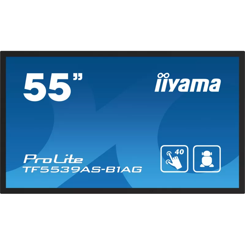Ecrã de sinalização iiyama TF5539AS-B1AG design quiosque 138,7 cm (54,6
