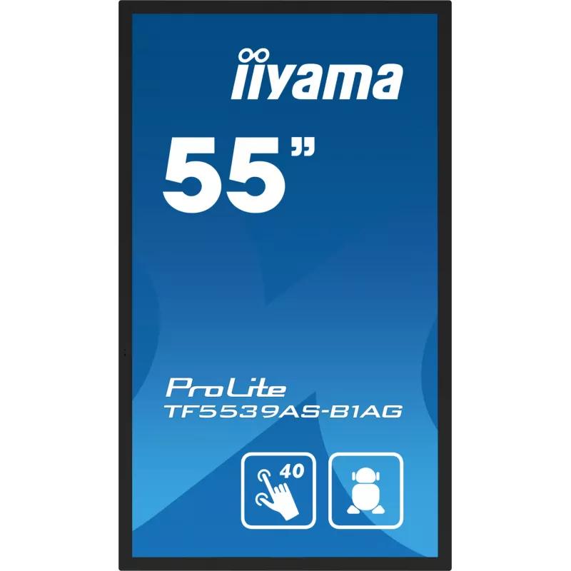 Ecrã de sinalização iiyama TF5539AS-B1AG design quiosque 138,7 cm (54,6