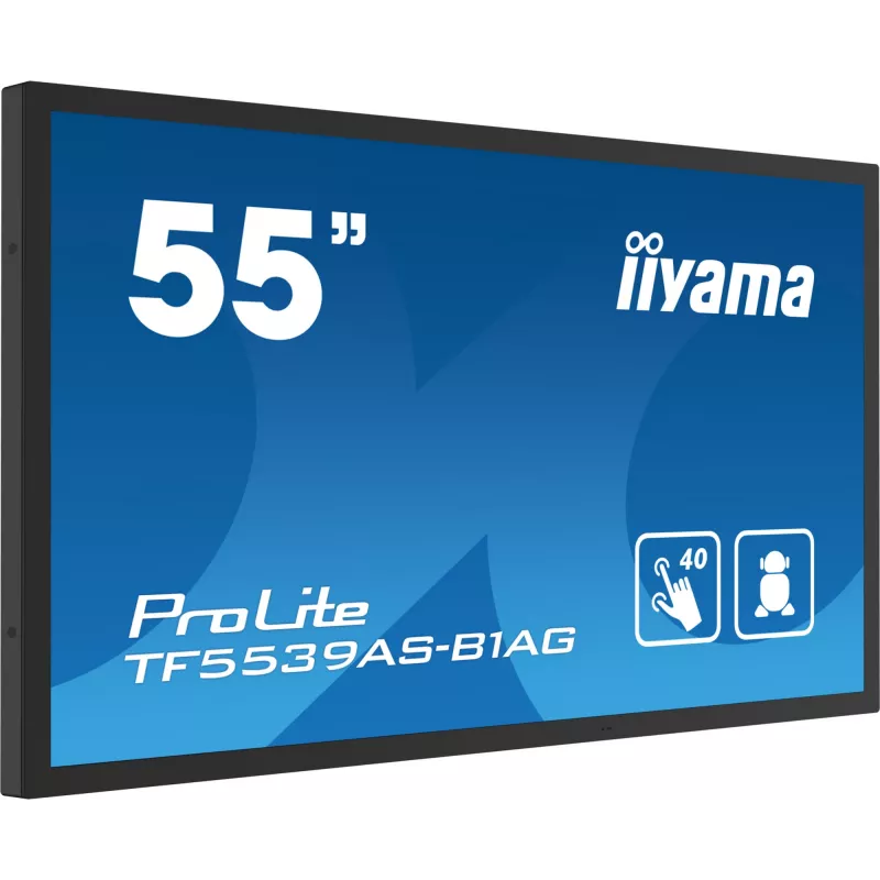 Ecrã de sinalização iiyama TF5539AS-B1AG design quiosque 138,7 cm (54,6