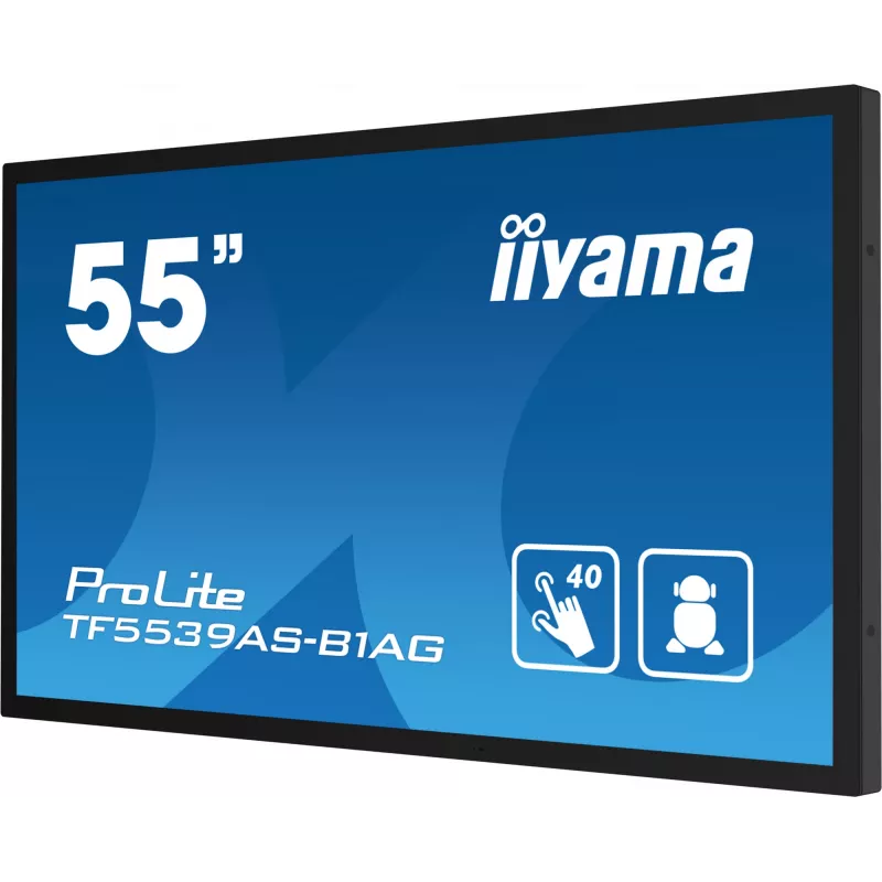 Ecrã de sinalização iiyama TF5539AS-B1AG design quiosque 138,7 cm (54,6