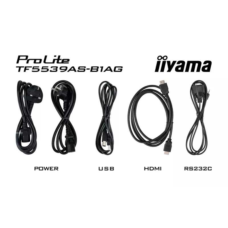 Ecrã de sinalização iiyama TF5539AS-B1AG design quiosque 138,7 cm (54,6
