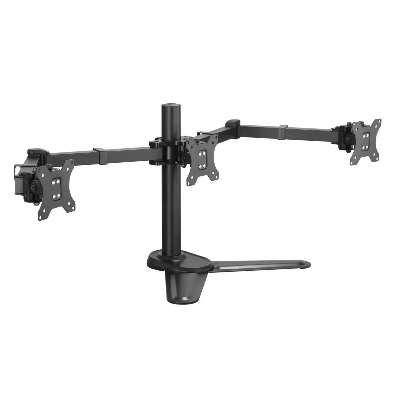 Suporte de secretária articulado para três monitores Equip 17-27 polegadas