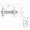 Suporte de parede para TV modular Push-In Pop-Out Equip 37-65 polegadas