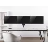 Suporte de secretária para três monitores Equip 17-27 polegadas, grampo, 21 kg, 75 x 75 mm, 100 x 100 mm, altura ajustável, Preto