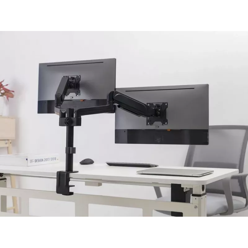 Suporte de secretária para dois monitores Equip 17-32 polegadas