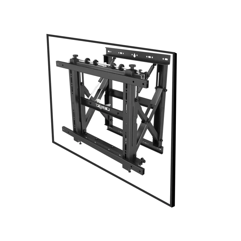 Suporte de parede para TV Push-In-Pop-Out Equip 48,3 cm (19 polegadas) – 139,7 cm (55 polegadas), 50 kg, 100 x 100 mm, 600 x 400 mm, 0–10°