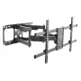 Suporte de parede para TV inclinável/giratório Equip 37–90 polegadas, 200 x 200 mm, 816 x 410 mm, -15 - 5°, -60 - 60°, aço, Preto