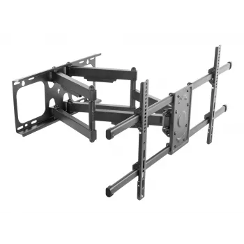 Suporte de parede para TV inclinável/giratório Equip 37–90 polegadas, 200 x 200 mm, 816 x 410 mm, -15 - 5°, -60 - 60°, aço, Preto