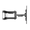 Suporte de parede para TV inclinável/giratório Equip 37–90 polegadas, 200 x 200 mm, 816 x 410 mm, -15 - 5°, -60 - 60°, aço, Preto