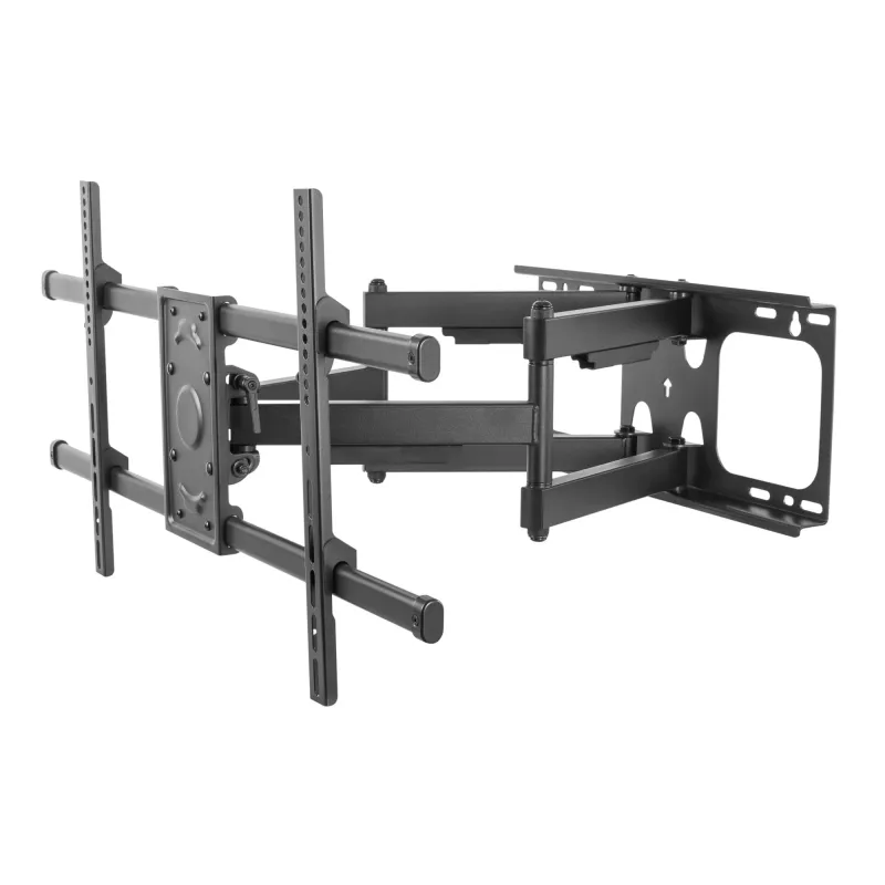 Suporte de parede para TV inclinável/giratório Equip 37–90 polegadas, 200 x 200 mm, 816 x 410 mm, -15 - 5°, -60 - 60°, aço, Preto
