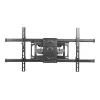 Suporte de parede para TV inclinável/giratório Equip 37–90 polegadas, 200 x 200 mm, 816 x 410 mm, -15 - 5°, -60 - 60°, aço, Preto
