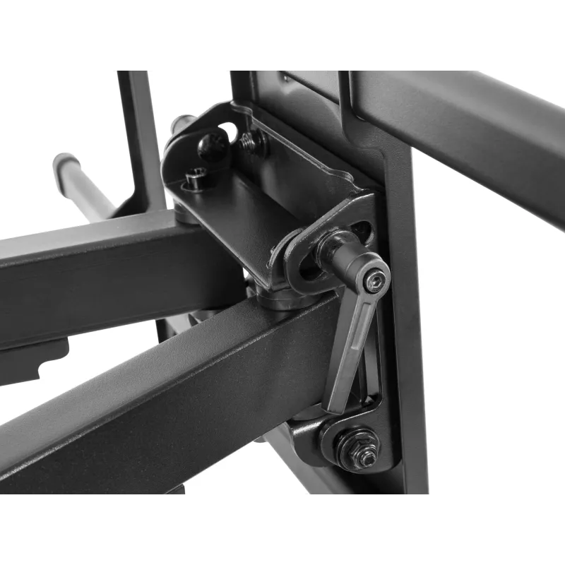 Suporte de parede para TV inclinável/giratório Equip 37–90 polegadas, 200 x 200 mm, 816 x 410 mm, -15 - 5°, -60 - 60°, aço, Preto