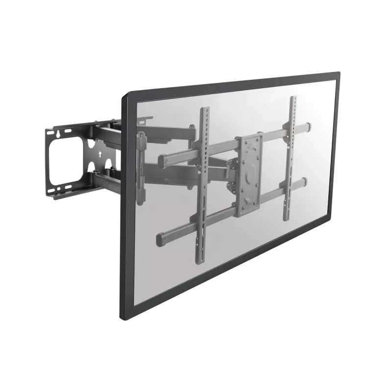 Suporte de parede para TV inclinável/giratório Equip 37–90 polegadas, 200 x 200 mm, 816 x 410 mm, -15 - 5°, -60 - 60°, aço, Preto