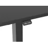 Equip ERGO 650812 secretária elétrica sentado-de pé com tampo, preta
