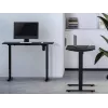 Equip ERGO 650812 secretária elétrica sentado-de pé com tampo, preta