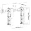 Suporte de parede para vídeo pop-out Equip 37-70 polegadas
