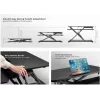 Suporte ergonómico de secretária sentado/em pé Equip