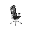 Cadeira de escritório ergonómica Equip Premium com apoio de cabeça e braços, preta