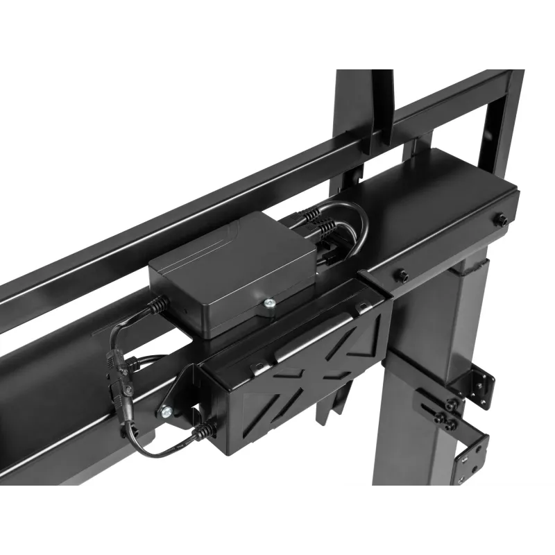 Suporte de parede motorizado fixo Equip 55-100 polegadas, 139,7 cm (55 polegadas), 2,54 m (100 polegadas), 200 x 200 mm, 800 x 600 mm, alumínio, plástico, aço inoxidável, preto