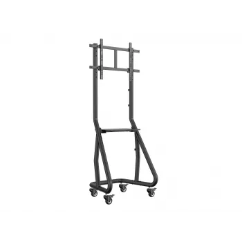 Carrinho de TV robusto Equip 37-80 polegadas, 94 cm (37 polegadas), 2,03 m (80 polegadas), 200 x 200 mm, 600 x 400 mm, alumínio, plástico, aço inoxidável, preto
