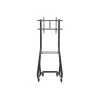 Carrinho de TV robusto Equip 37-80 polegadas, 94 cm (37 polegadas), 2,03 m (80 polegadas), 200 x 200 mm, 600 x 400 mm, alumínio, plástico, aço inoxidável, preto