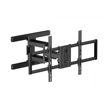 Suporte de parede para TV full-motion Equip 43-100 polegadas, 200 x 200 mm, 800 x 400 mm, -10 - 5°, -60 - 60°, plástico, aço inoxidável, preto