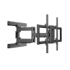 Suporte de parede para TV full-motion Equip 43-100 polegadas, 200 x 200 mm, 800 x 400 mm, -10 - 5°, -60 - 60°, plástico, aço inoxidável, preto