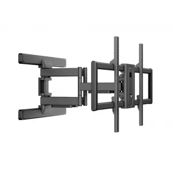 Suporte de parede para TV full-motion Equip 43-100 polegadas, 200 x 200 mm, 800 x 400 mm, -10 - 5°, -60 - 60°, plástico, aço inoxidável, preto