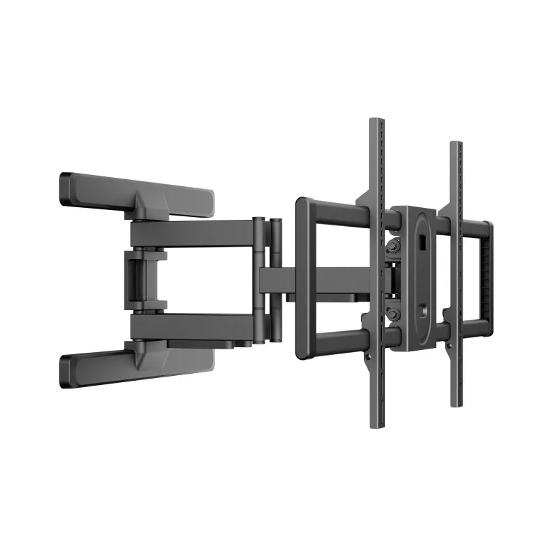 Suporte de parede para TV full-motion Equip 43-100 polegadas, 200 x 200 mm, 800 x 400 mm, -10 - 5°, -60 - 60°, plástico, aço inoxidável, preto