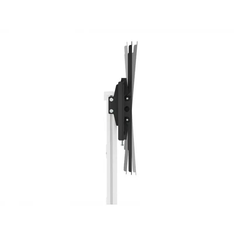 Suporte/base para TV EQUIP 650614 para ecrãs de 37-86 polegadas, até 45 kg, VESA 100x100-600x400, altura 900-1100 mm, inclinação -10° a 5°, prateado