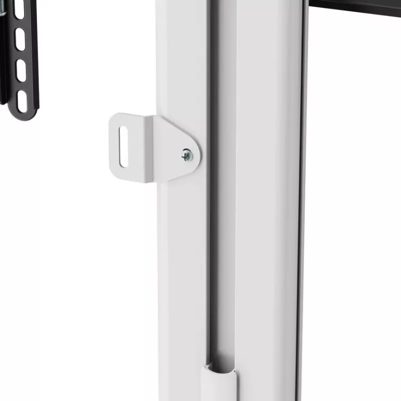 Suporte/base para TV EQUIP 650614 para ecrãs de 37-86 polegadas, até 45 kg, VESA 100x100-600x400, altura 900-1100 mm, inclinação -10° a 5°, prateado